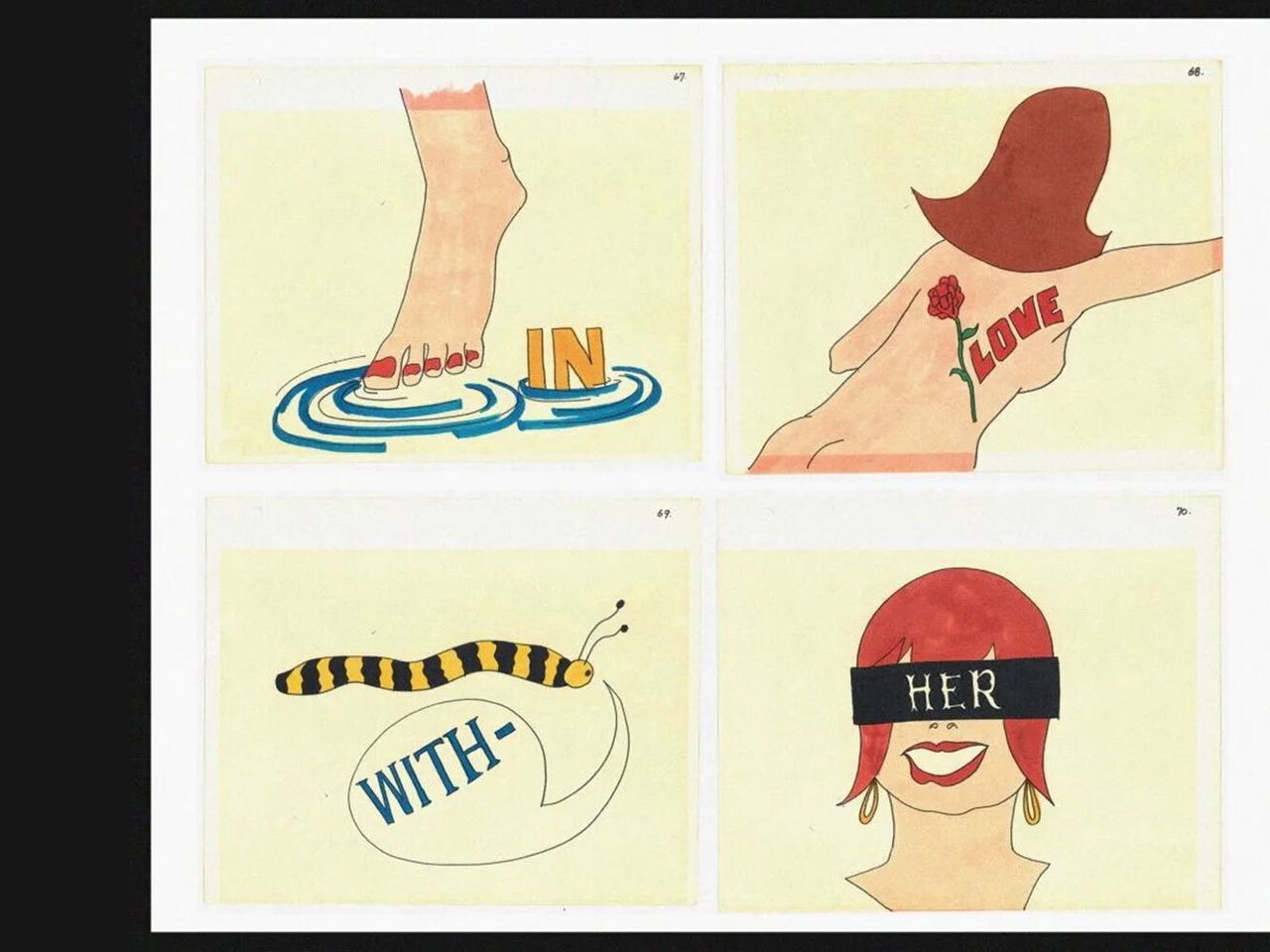 Rediscovered Drawings John Lennon Helped Create for the Beatles