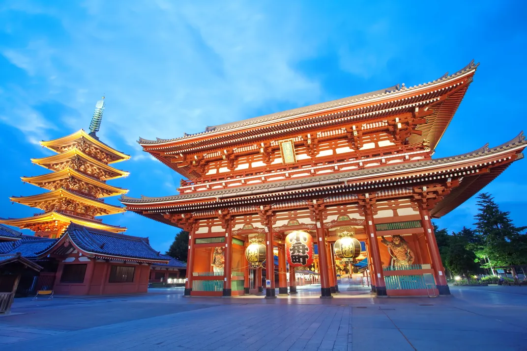 Asakusa Kannon, or Sensoji Temple, Tokyo