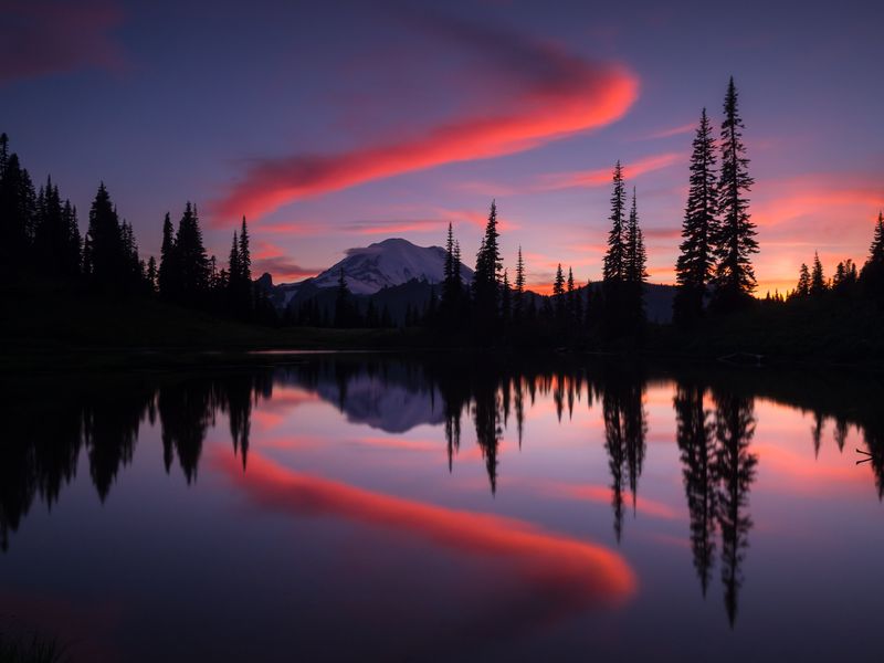 Tipsoo lake sunset | Smithsonian Photo Contest | Smithsonian Magazine