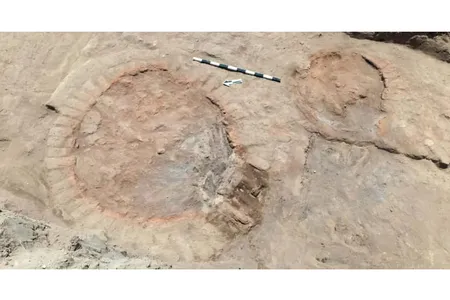 The circular ovens may have been used to bake bricks or pottery.