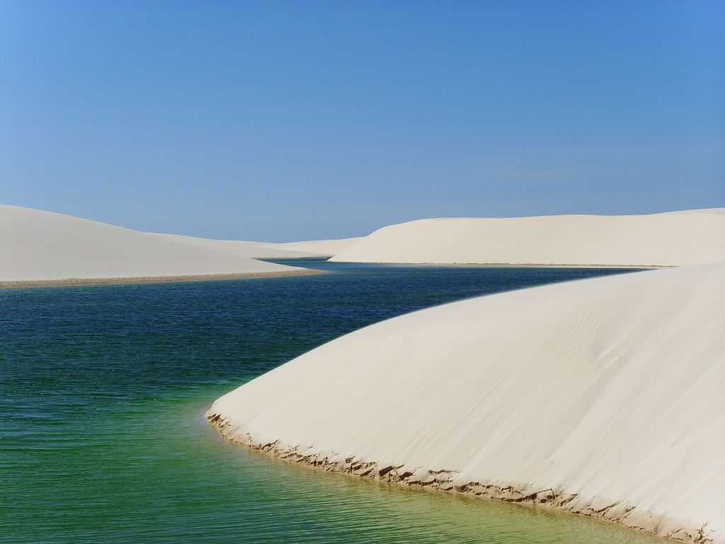 How Do Thousands Of Clear Blue Lagoons End Up In These Brazilian Sand 