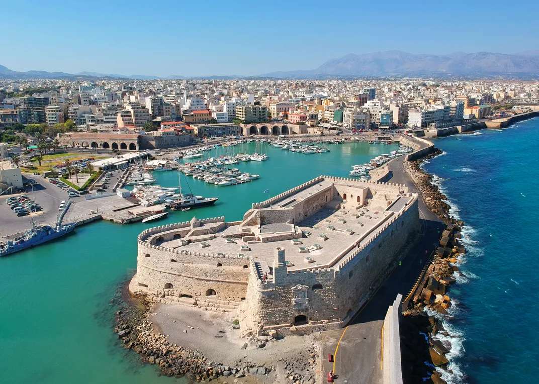 Port area of Heraklion, Crete