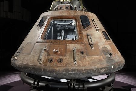 After orbiting the moon, Columbia made a nationwide tour that ended in 1971 when the command module came to the Smithsonian Institution in Washington D.C. 