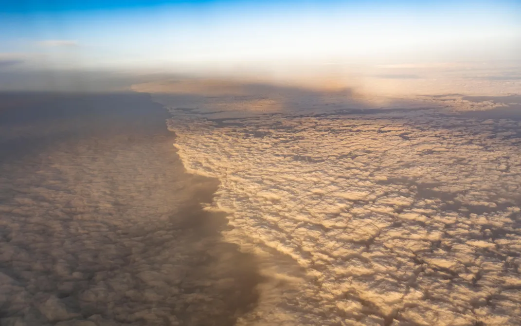 Sandstorm from above