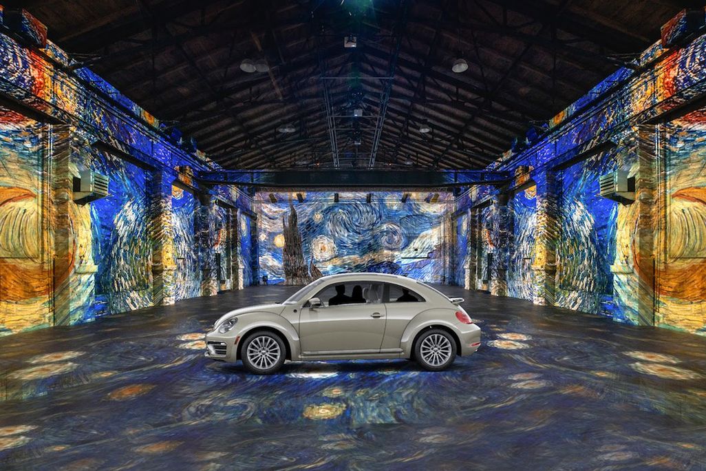 Drive-in Vincent van Gogh exhibition