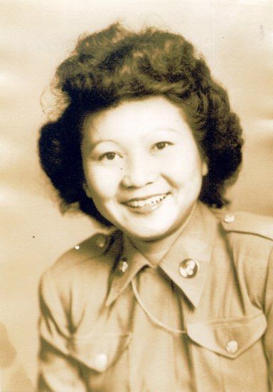 Alice Tetsuko Kono in her Women's Army Corps uniform, around 1943 (NMAH)