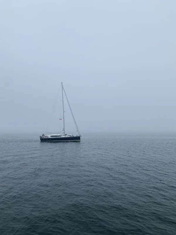 Foggy Sailing in Halifax Harbour thumbnail