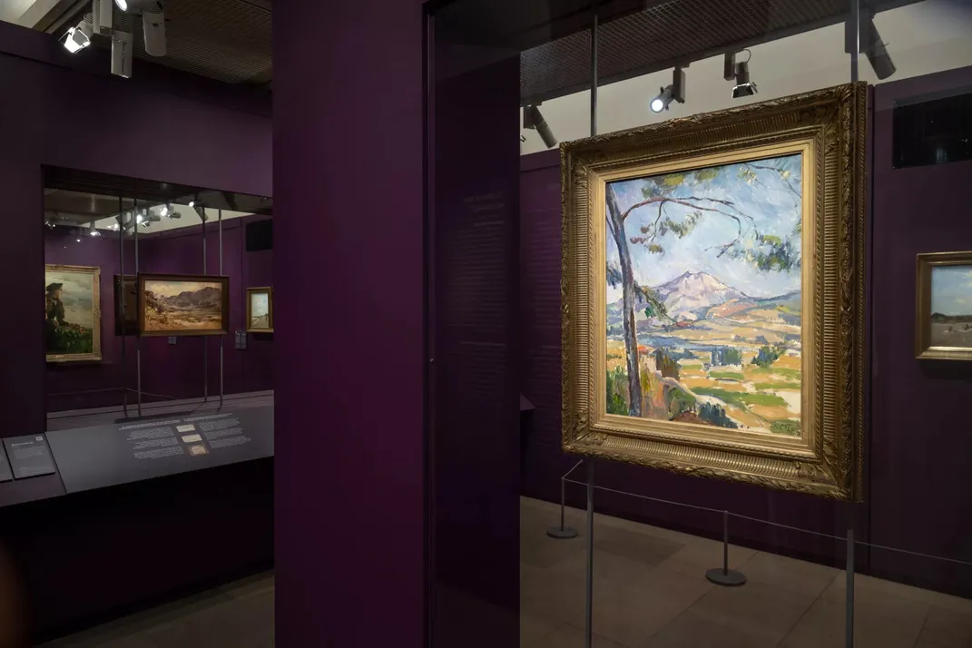 Paul Cézanne painting