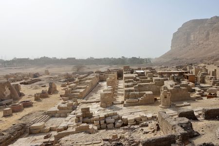Archaeologist discovered a large number of ostraca, or inscribed fragments of pottery, at the ancient Egyptian temple of Athribis.