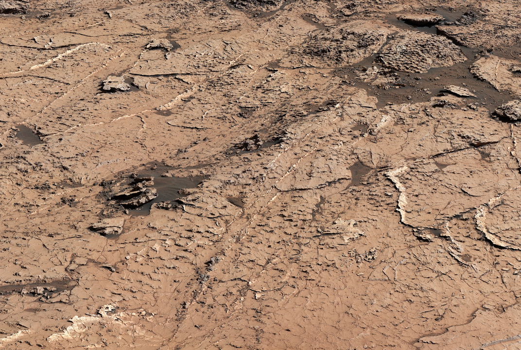 Mud Cracks on Mars Hint at Conditions That Could Have Formed Life