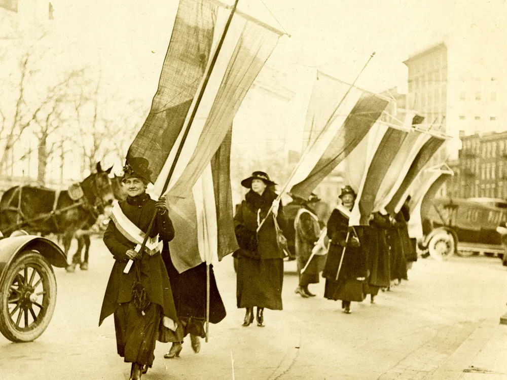 Suffrage procession