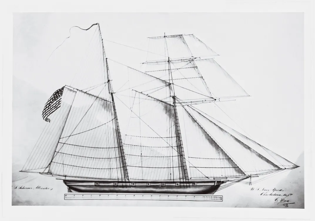 a black and white illustration of a ship
