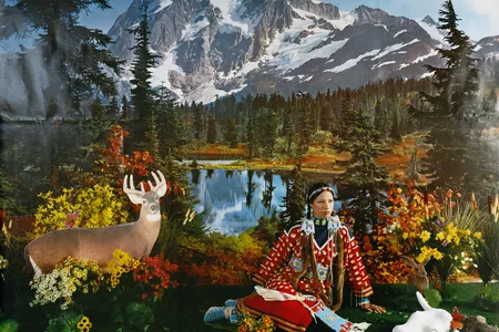 Wendy Red Star (Aps&aacute;alooke/Crow), Four Seasons series: Summer, 2006, archival pigment print, edition 27, 23 x 26 inches