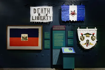 A view of the &quot;In Slavery&#39;s Wake&quot; exhibition at the National Museum of African American History and Culture