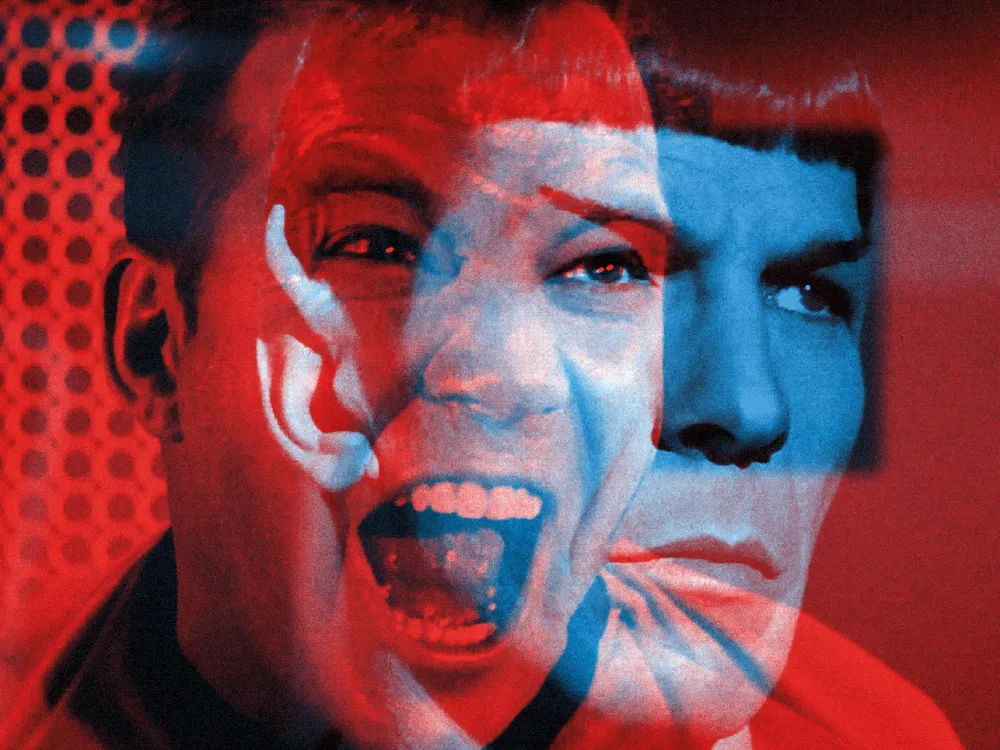 Spock and Kirk Illustration