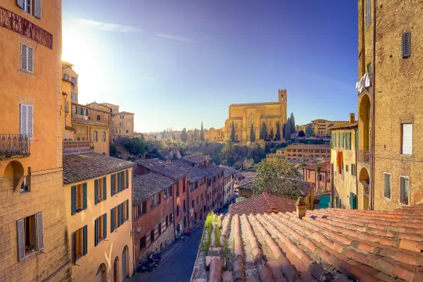 Siena and the Basilica of San Domenico thumbnail