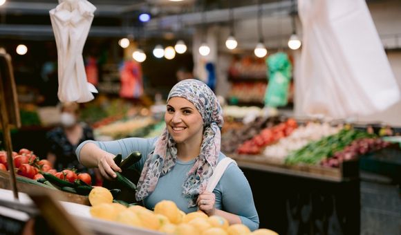 Chef Danielle Renov offers up festive Hanukkah ideas from her new cookbook during a Smithsonian Associates Streaming program on December 6. (Moshe Wulliger)