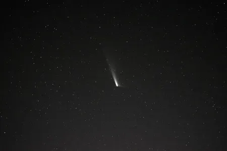 NASA astronaut Matthew Dominick captured this image of comet C/2023 A3 (Tsuchinshan-ATLAS) from the International Space Station, when the comet was 99.4 million miles away on September 22, 2024.