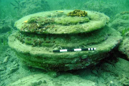The longer a structure has been exposed to the water, the more weathered it appeared.