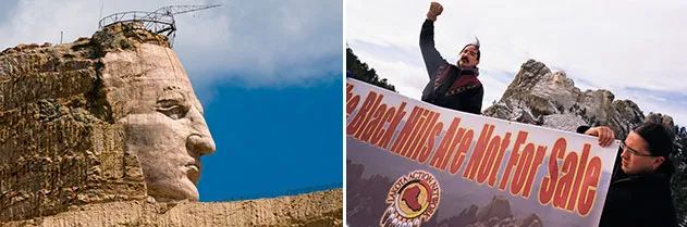 Mount Rushmore protest and Crazy Horse