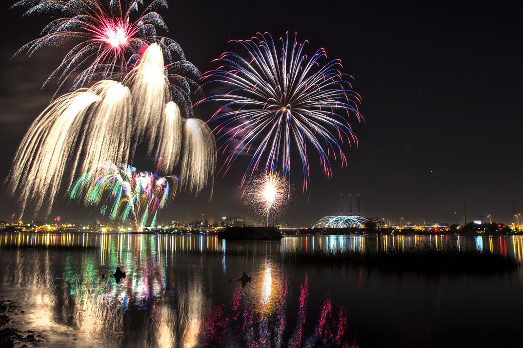 4th of July Fireworks over Providence Smithsonian Photo Contest