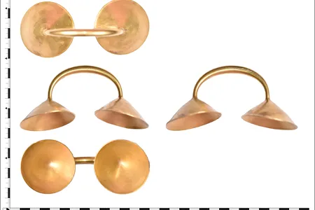 The five-inch-long Bronze Age dress fastener may have once been worn by an "important person,"