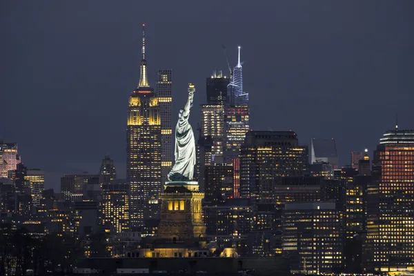 Liberty at Dusk: A City of Lights thumbnail