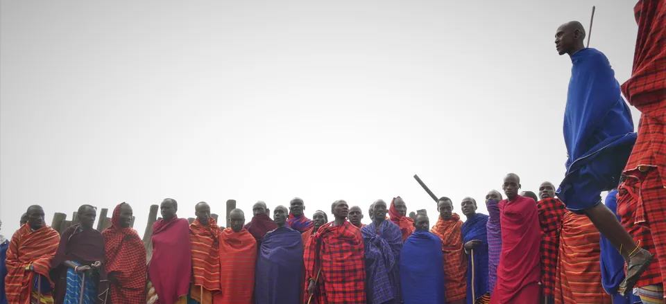  Traditional Maasai dance. 