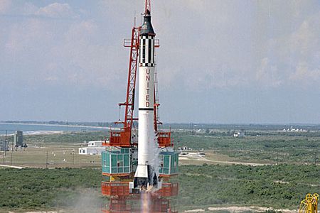 Alan Shepard's 15-minute suborbital hop, 47 years ago today.
