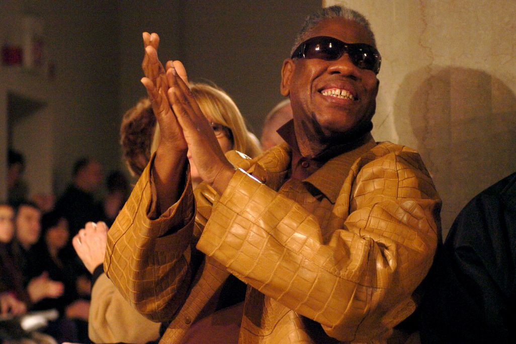 Andre Leon Talley at Dana Buchman Fall 2006 during Olympus Fashion Week Fall 2006