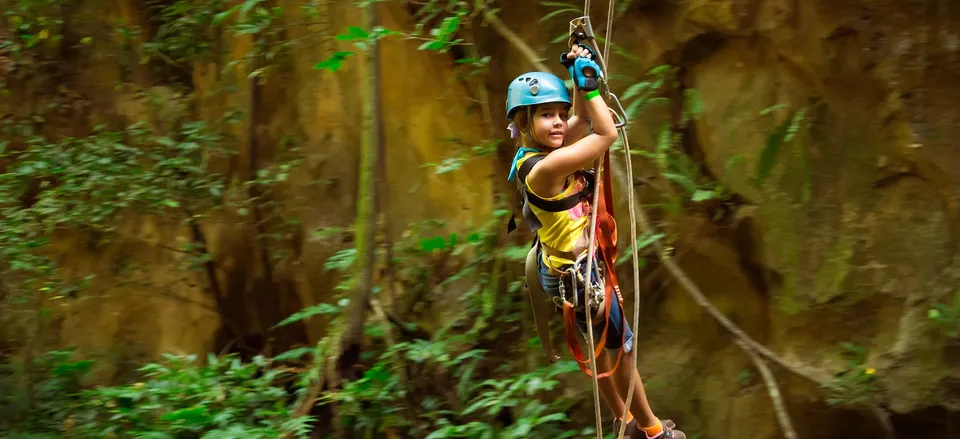 The excitement of a zip line in Costa Rica 