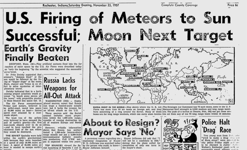 In 1957, Two Tiny Pellets Were the First Man-made Objects to Escape Earth’s Gravity