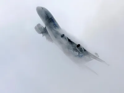 At an airshow near Moscow in 2013, where bad weather grounded most aircraft scheduled to fly, the Airbus A380 showed why it was an international star. 

