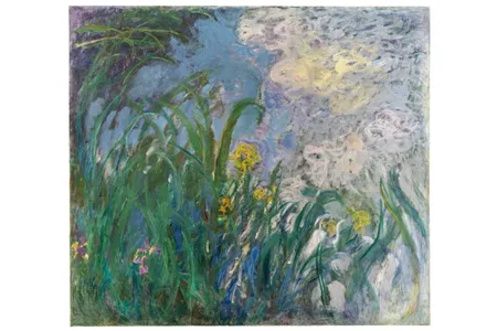 Iris, Claude Monet, oil on canvas, 1924-25