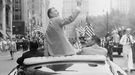 Ben Hogan received a tickertape parade down Broadway in New York after winning the 1953 British Open and the "Hogan Slam."