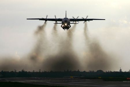 An Antonov An-12, the type of military transport aircraft used in World War Z.