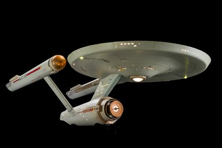 Star Trek Starship Enterprise studio model used in filming the original 1960s television series. Credit: Smithsonian’s National Air and Space Museum, NASM2016-02678