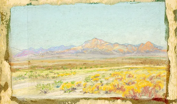 Howard Russell Butler, Desert Landscape (#69), n.d., pastel on paperboard, Smithsonian American Art Museum, Gift of Howard Russell Butler, Jr., 1978.65.4