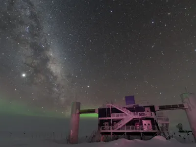 The IceCube Neutrino Observatory first detected evidence of neutrinos originating from outside the Milky Way a decade ago.