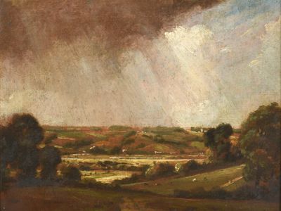 Experts think the sketch dates to between 1809 and 1814.
