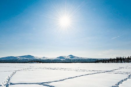 See People of the Caribou by Nicolas Villaume at the American Indian Museum's multimedia exhibit "Conversations with the Earth through January 2, 2012.