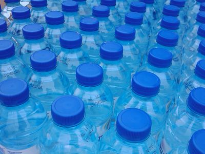 People drink 500 billion plastic bottles of water a year, according to The Guardian.