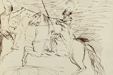 Victoria created this&nbsp;1833 ink sketch when she was 14 years old. It's inscribed, "original sketch by the Royal Highness the Princess Victoria.
