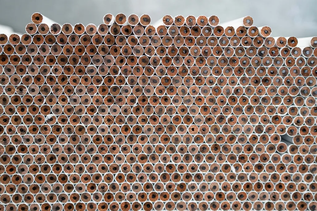 a stack of pencils