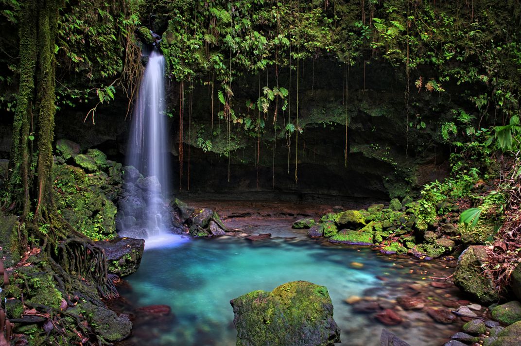 Jungle waterfall, Dominica