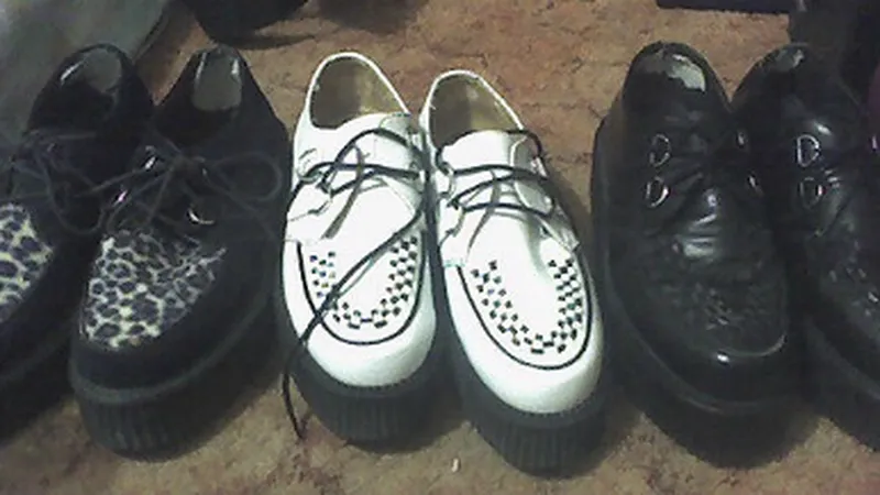 Creepers: Black Creeper Shoes & Plaform Creepers