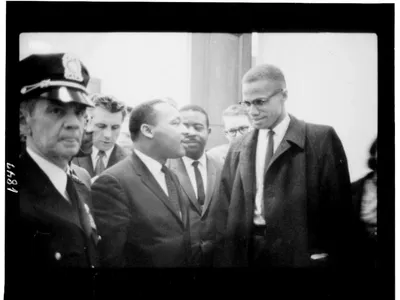 The only meeting between Martin Luther King Jr. and Malcolm X occured on March 26, 1964, at the U.S. Senate.
