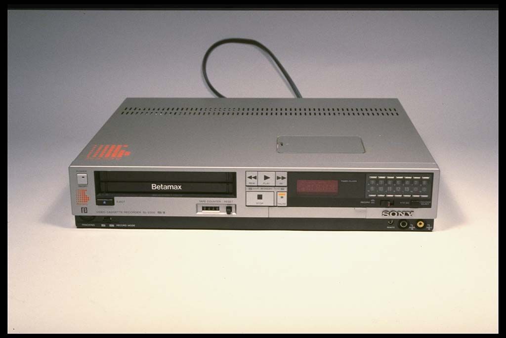 Sony model SL-2300 “Betamax” video cassette recorder