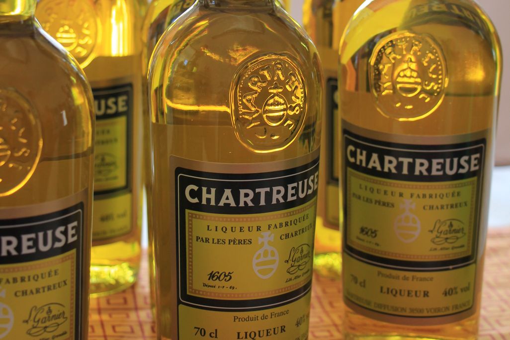 Chartreuse bottles