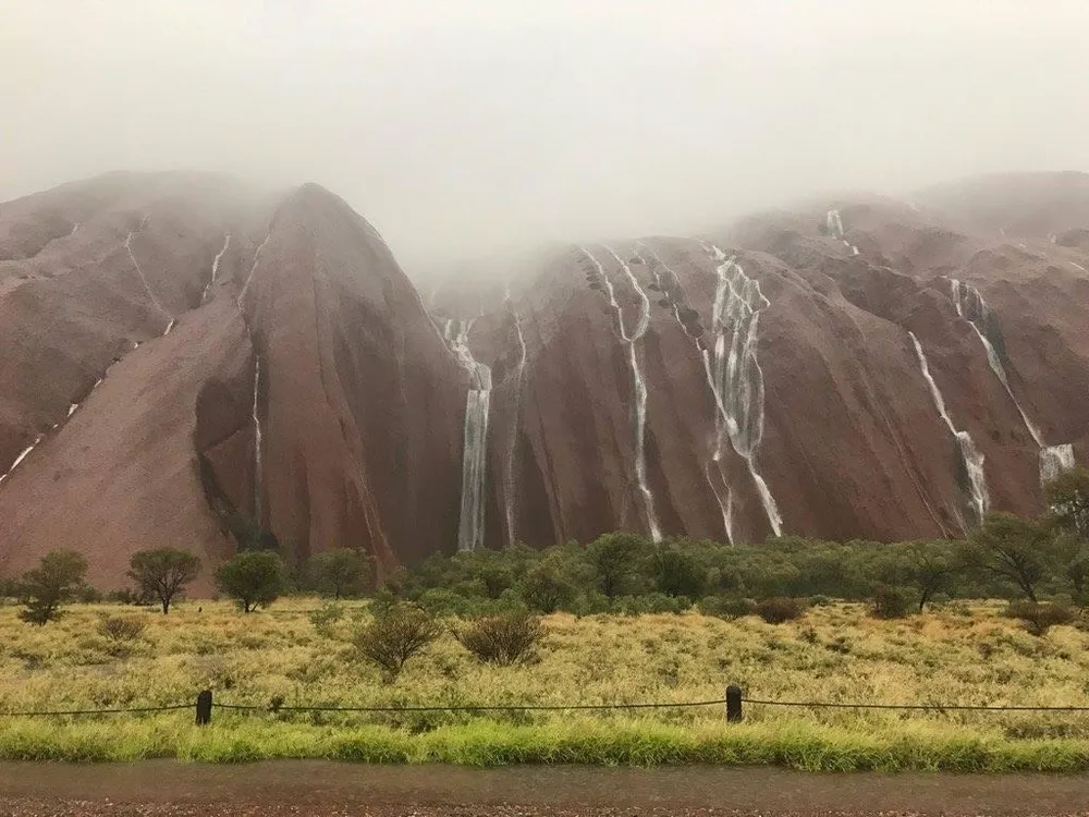Uluru Waterfall
